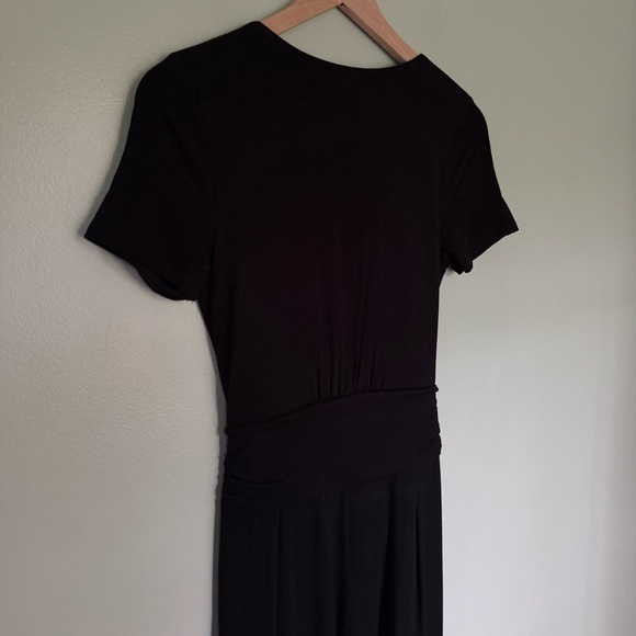 Boden Ellen Jersey Knit Wide Leg‎ Cropped Jumpsuit Black Women’s Size 4 - Picture 8 of 13